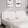 Cabecero de cama acolchado cuero sintético blanco 200 cm de , Cabeceros y pies de cama - Ref: Foro24-374884, Precio: 47,86 €,...