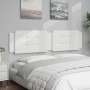 Cabecero de cama acolchado cuero sintético blanco 200 cm de , Cabeceros y pies de cama - Ref: Foro24-374884, Precio: 47,86 €,...