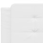 Cabecero de cama acolchado cuero sintético blanco 200 cm de , Cabeceros y pies de cama - Ref: Foro24-374884, Precio: 47,86 €,...