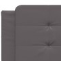 Gray synthetic leather padded bed headboard 200 cm by , Headboards and footboards - Ref: Foro24-374886, Price: 48,99 €, Disco...