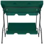 Garden swing bench green fabric 170x110x153 cm by vidaXL, Garden rockers - Ref: Foro24-48556, Price: 152,08 €, Discount: %