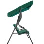 Garden swing bench green fabric 170x110x153 cm by vidaXL, Garden rockers - Ref: Foro24-48556, Price: 152,08 €, Discount: %