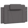 Cama con colchón cuero sintético gris 90x190 cm de , Camas y somieres - Ref: Foro24-3208764, Precio: 277,44 €, Descuento: %