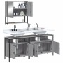 Set de muebles de baño 3 pzas madera contrachapada gris sonoma de , Muebles de baño - Ref: Foro24-3214668, Precio: 168,21 €, ...