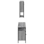 Set de muebles de baño 3 pzas madera contrachapada gris sonoma de , Muebles de baño - Ref: Foro24-3214668, Precio: 171,09 €, ...