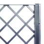 Planter with gray PP trellis 40x40x142 cm by , Pots and planters - Ref: Foro24-367916, Price: 42,85 €, Discount: %