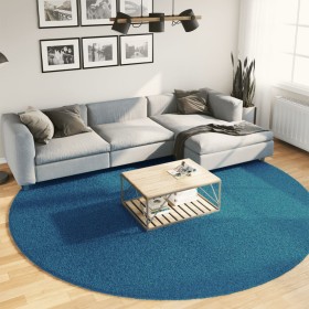 Turquoise OVIEDO short pile rug Ø 280 cm by , Rugs - Ref: Foro24-375615, Price: 176,47 €, Discount: %