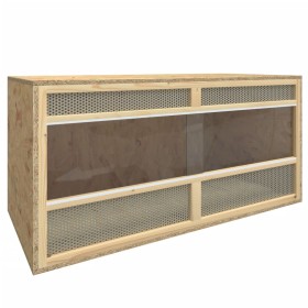 Plywood terrarium 100x47x47 cm by vidaXL, Cages and habitats for small animals - Ref: Foro24-170885, Price: 88,71 €, Discount: %