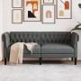 Chesterfield 2 seater sofa dark gray fabric by , Sofas - Ref: Foro24-372548, Price: 279,91 €, Discount: %