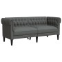 Chesterfield 2 seater sofa dark gray fabric by , Sofas - Ref: Foro24-372548, Price: 279,91 €, Discount: %