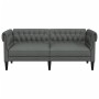 Chesterfield 2 seater sofa dark gray fabric by , Sofas - Ref: Foro24-372548, Price: 279,91 €, Discount: %