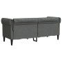 Chesterfield 2 seater sofa dark gray fabric by , Sofas - Ref: Foro24-372548, Price: 279,91 €, Discount: %