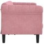 3-Sitzer-Sofa aus rosafarbenem Samt von , Sofas - Ref: Foro24-372588, Preis: 281,99 €, Rabatt: %