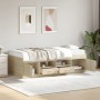 Lounger with Sonoma oak engineered wood drawers 75x190 cm by , Beds and slatted bases - Ref: Foro24-3280260, Price: 156,39 €,...