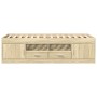 Tumbona con cajones madera ingeniería roble Sonoma 75x190 cm de , Camas y somieres - Ref: Foro24-3280260, Precio: 156,39 €, D...