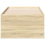 Tumbona con cajones madera ingeniería roble Sonoma 75x190 cm de , Camas y somieres - Ref: Foro24-3280260, Precio: 156,39 €, D...