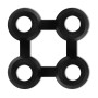 Carpet connectors 10 units black rubber by , Doormats - Ref: Foro24-246612, Price: 13,79 €, Discount: %