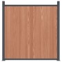 Brown WPC fence panel 1737x186 cm by , fence panels - Ref: Foro24-3282807, Price: 2,00 €, Discount: %