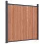 Brown WPC fence panel 1737x186 cm by , fence panels - Ref: Foro24-3282807, Price: 2,00 €, Discount: %