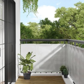 Balcony screen 100% polyester Oxford light gray 90x500 cm by , Umbrellas - Ref: Foro24-4000009, Price: 26,12 €, Discount: %