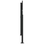 Black retractable side awning 120x600 cm by , Umbrellas - Ref: Foro24-4004594, Price: 117,99 €, Discount: %