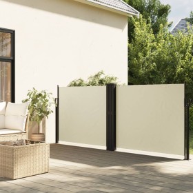 Toldo lateral retráctil crema 140x600 cm de , Sombrillas - Ref: Foro24-4004610, Precio: 117,99 €, Descuento: %