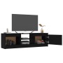 Mueble para TV de aglomerado negro 120x30x35,5 cm de vidaXL, Muebles TV - Ref: Foro24-800568, Precio: 102,99 €, Descuento: %