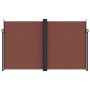 Toldo lateral retráctil marrón 200x600 cm de , Sombrillas - Ref: Foro24-4004659, Precio: 147,04 €, Descuento: %