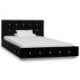 Estructura de cama de terciopelo negra 90x200 cm de vidaXL, Camas y somieres - Ref: Foro24-280382, Precio: 185,80 €, Descuent...