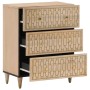 Solid mango wood auxiliary cabinet 60x33x75 cm by , Sideboards - Ref: Foro24-358251, Price: 156,99 €, Discount: %