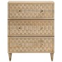 Solid mango wood auxiliary cabinet 60x33x75 cm by , Sideboards - Ref: Foro24-358251, Price: 156,99 €, Discount: %