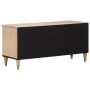 Solid mango wood TV cabinet 100x33x46 cm by , TV Furniture - Ref: Foro24-358264, Price: 104,79 €, Discount: %