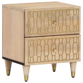 Bedside tables 2 pcs solid mango wood 40x33x46 cm by , Nightstands - Ref: Foro24-358247, Price: 144,29 €, Discount: %