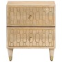 Bedside tables 2 pcs solid mango wood 40x33x46 cm by , Nightstands - Ref: Foro24-358247, Price: 144,40 €, Discount: %