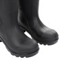 Botas de agua con calcetines extraíbles negro número 40 PVC de , Vadeadores para caza y para pesca - Ref: Foro24-137598, Prec...