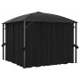 Pavillon mit anthrazitgrauen Vorhängen 300x300x265 cm von vidaXL, Zelte und Pavillons - Ref: Foro24-48600, Preis: 685,99 €, R...