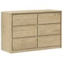 Cajonera SAUDA madera maciza de pino color roble 111x43x73,5 cm de , Cajoneras - Ref: Foro24-377596, Precio: 166,99 €, Descue...