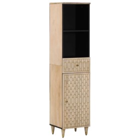 Solid mango wood bathroom cabinet 38x33x160 cm by , bathroom vanities - Ref: Foro24-358270, Price: 163,99 €, Discount: %