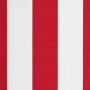 Red and white striped awning replacement fabric 3.5x2.5 m by , Awnings - Ref: Foro24-367715, Price: 42,17 €, Discount: %