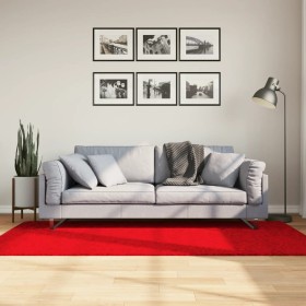 OVIEDO red short pile rug 100x200 cm by , Rugs - Ref: Foro24-375620, Price: 47,99 €, Discount: %