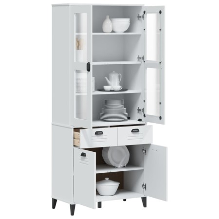 Hochmontiertes VIKEN Massivholz aus weißem Kiefer 80x40x190 cm von , Sideboards - Ref: Foro24-3207147, Preis: 317,76 €, Rabat...