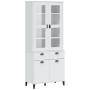 VIKEN tall sideboard solid white pine wood 80x40x190 cm by , Sideboards - Ref: Foro24-3207147, Price: 317,43 €, Discount: %