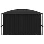 Gazebo with anthracite gray curtains 400x300x265 cm by vidaXL, Tents and gazebos - Ref: Foro24-48601, Price: 754,69 €, Discou...