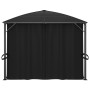 Pavillon mit anthrazitgrauen Vorhängen 400x300x265 cm von vidaXL, Zelte und Pavillons - Ref: Foro24-48601, Preis: 755,99 €, R...