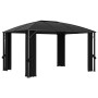 Pavillon mit anthrazitgrauen Vorhängen 400x300x265 cm von vidaXL, Zelte und Pavillons - Ref: Foro24-48601, Preis: 755,99 €, R...