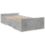 Bett mit Schubladen Holz Betontechnik grau 90x200 cm von , Betten und Lattenroste - Ref: Foro24-3280338, Preis: 134,43 €, Rab...