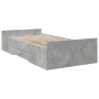 Bett mit Schubladen Holz Betontechnik grau 90x200 cm von , Betten und Lattenroste - Ref: Foro24-3280338, Preis: 134,43 €, Rab...