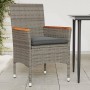 Garden armchairs with cushions 2 pcs gray synthetic rattan by , Garden chairs - Ref: Foro24-368120, Price: 149,88 €, Discount: %