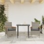 Garden armchairs with cushions 2 pcs gray synthetic rattan by , Garden chairs - Ref: Foro24-368120, Price: 149,88 €, Discount: %