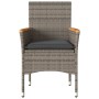 Garden armchairs with cushions 2 pcs gray synthetic rattan by , Garden chairs - Ref: Foro24-368120, Price: 149,88 €, Discount: %